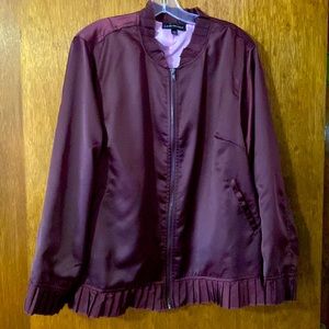 Beautiful purple bomber jacket. Size 18/20